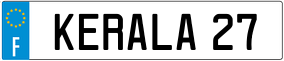 Truck License Plate